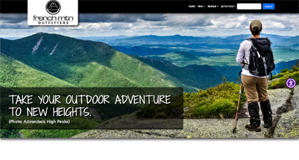 Thumbnail for French Mtn Outfitters Website