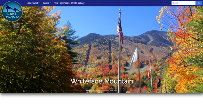 Thumbnail for Lake Placid Mockup Tourism Website