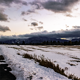 Image of Adirondack Loj Road, Winter