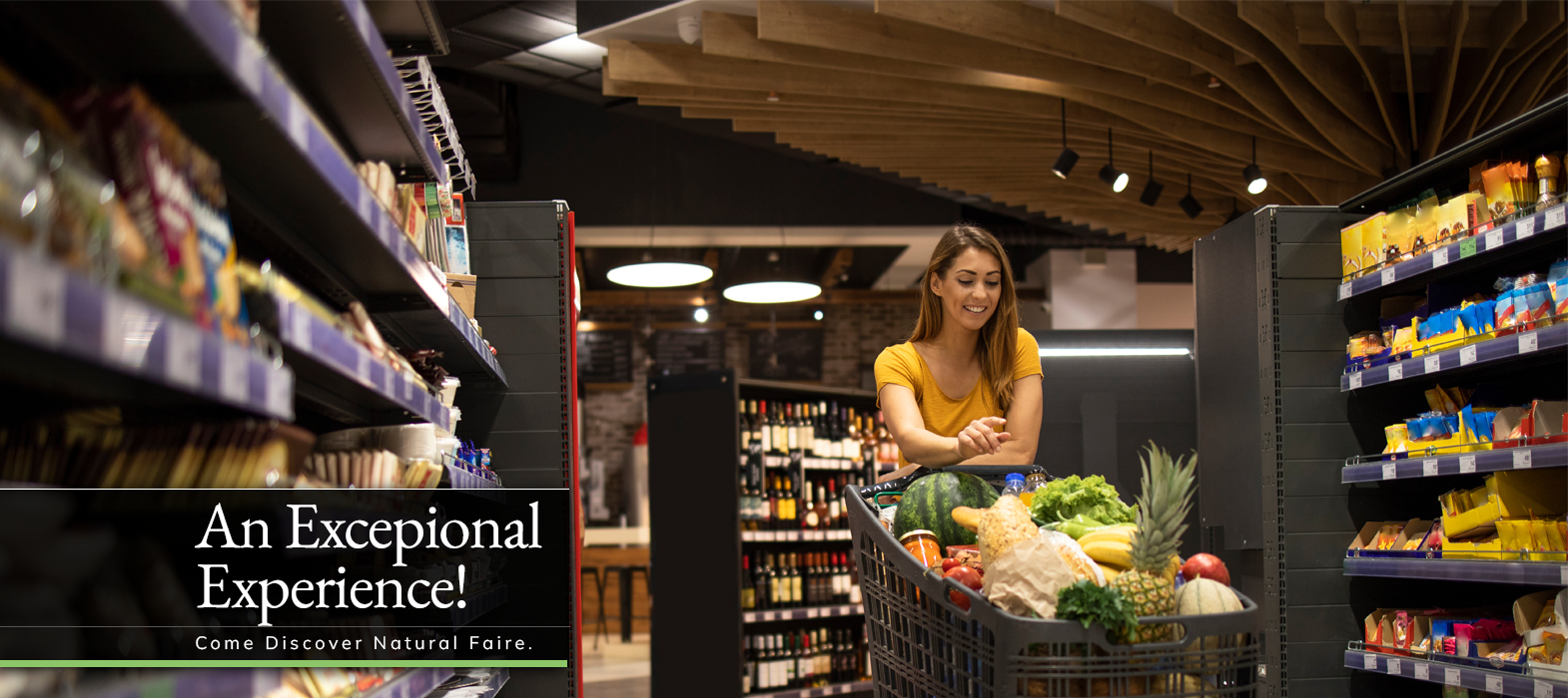 Interior of Natural Faire Market Image