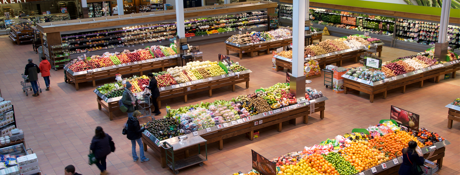 Interior of Natural Faire Market Image