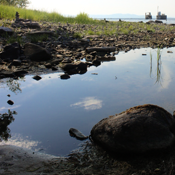 Image of Lake Champlain, Oakledge Park, Burlington, VT