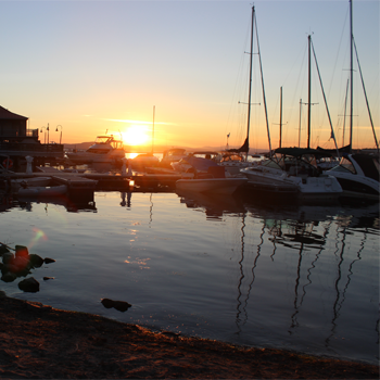 Image of Lake Champlain, Waterfront Park, Burlington, VT