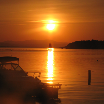 Image of Lake Champlain, Waterfront Park, Burlington, VT