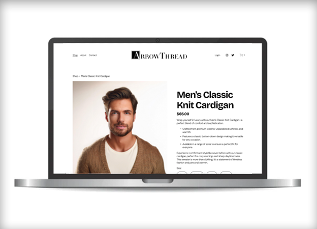ArrowThread Apparel Product Page