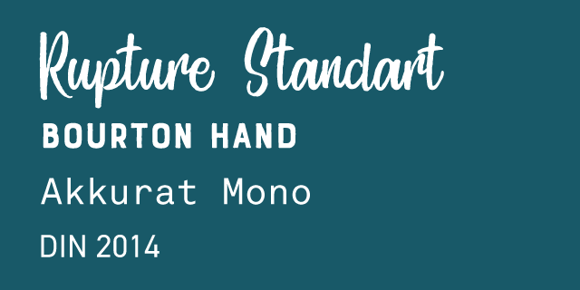 Typography used on 'Brant Lake Paddle Tours' Website