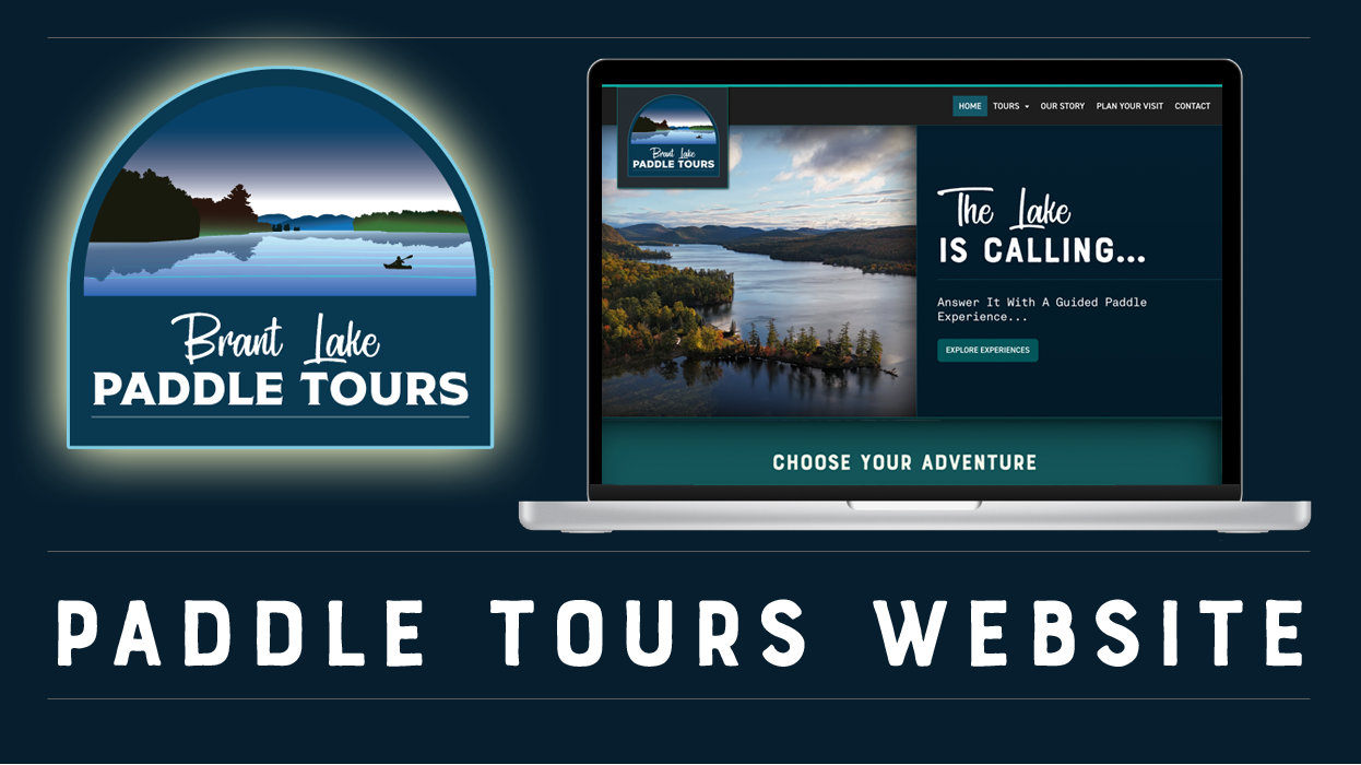Image of 'Brant Lake Paddle Tours' Header