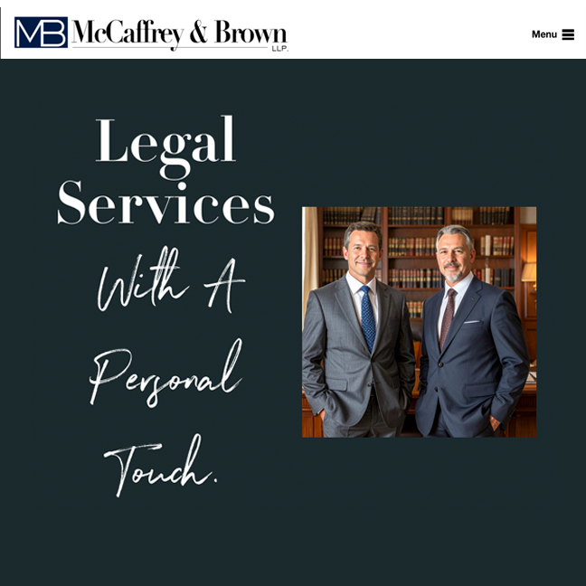 Image of McCaffrey & Brown Website