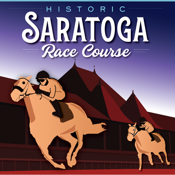 Illustration of Saratoga Race Course