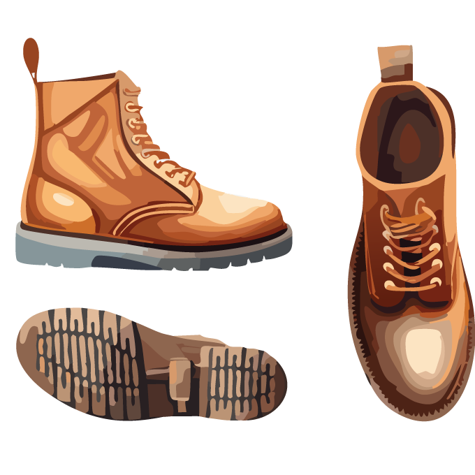 Illustration of Shoe created with Generative Fill tool