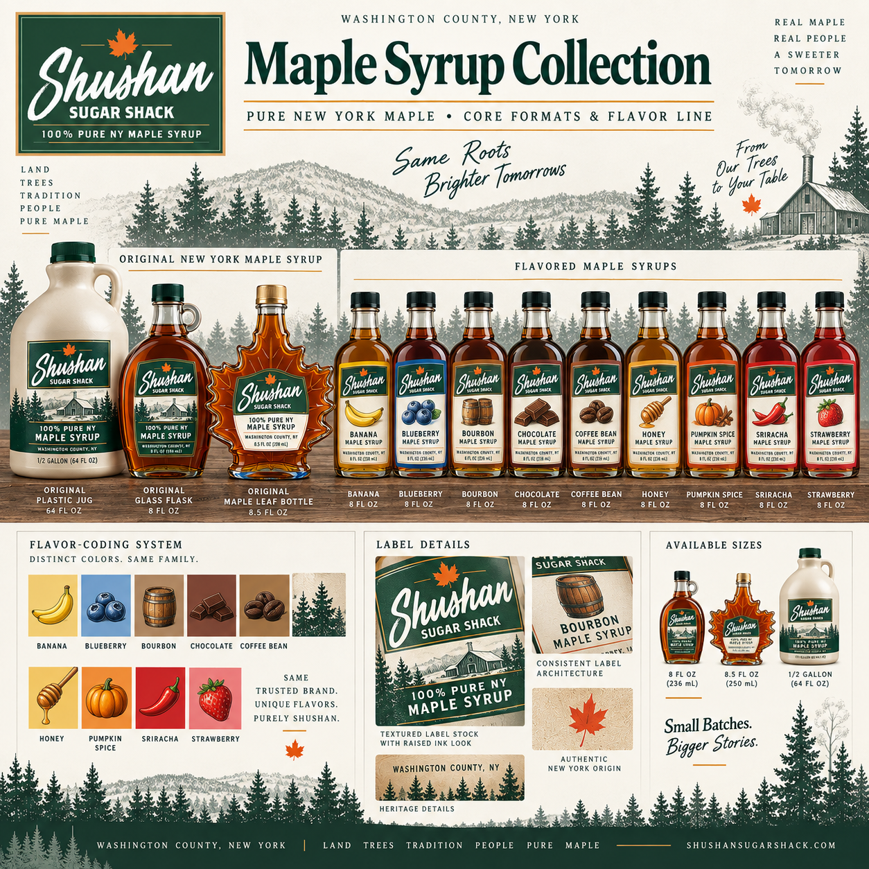 Packaging design for 'Shushan Sugar Shack'