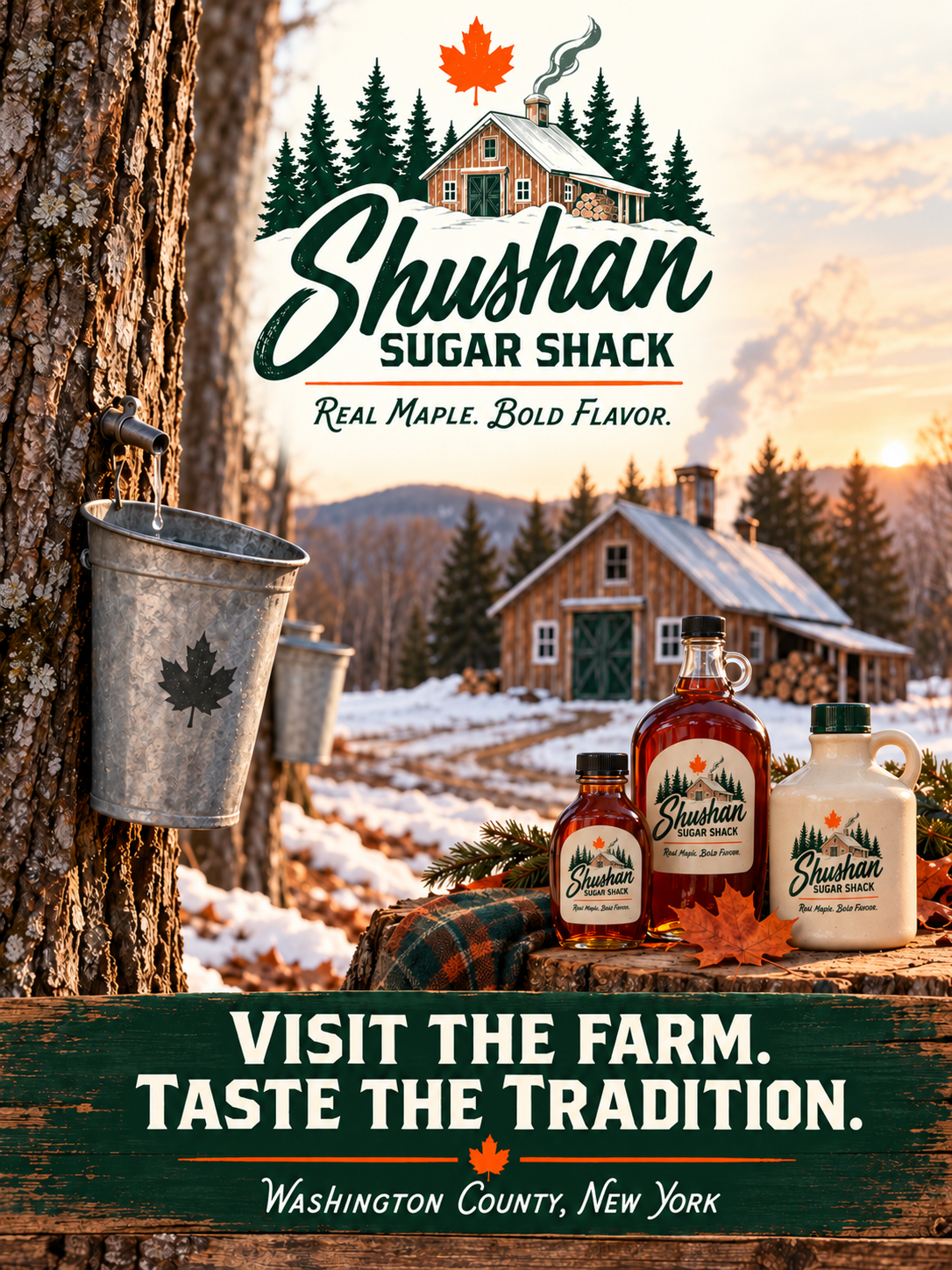 Social media graphic for 'Shushan Sugar Shack'