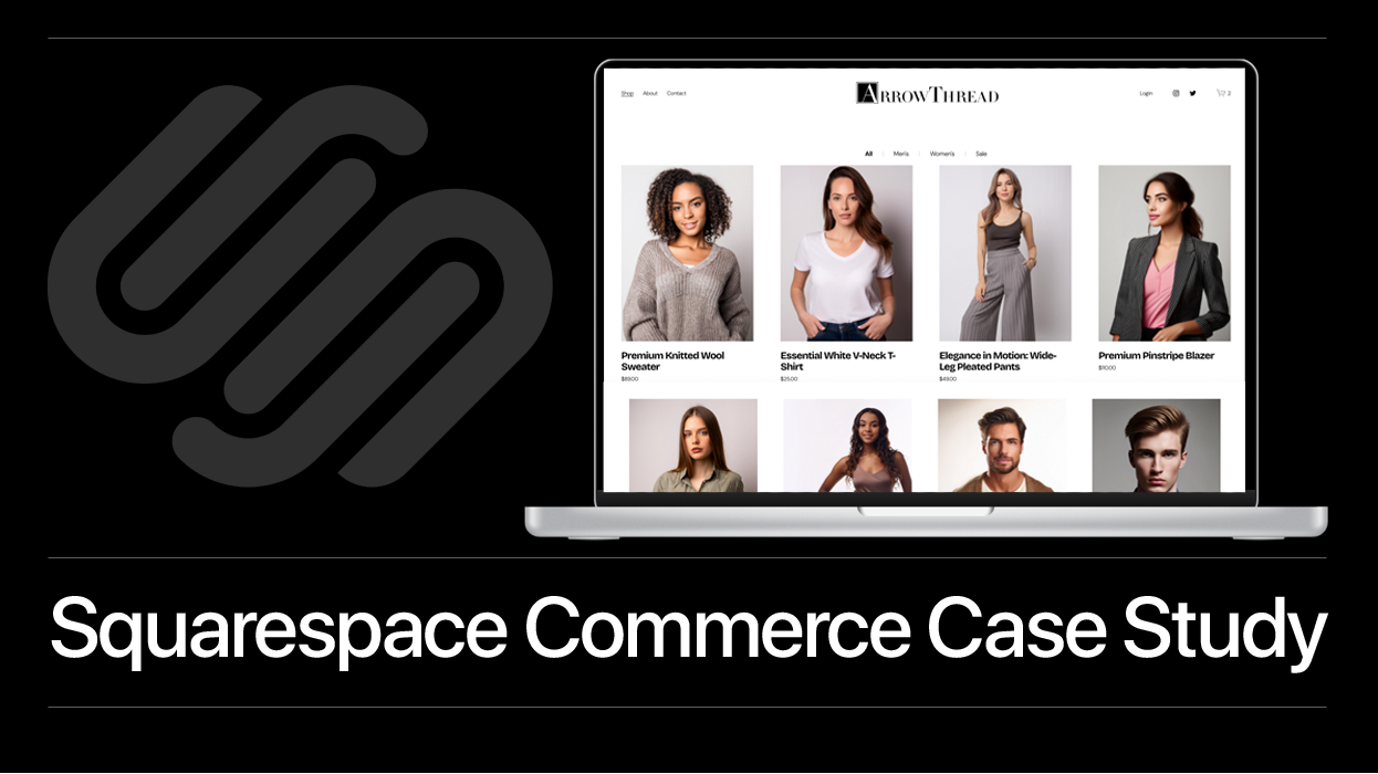 Image of 'Squarespace Commerce Case Study' Header