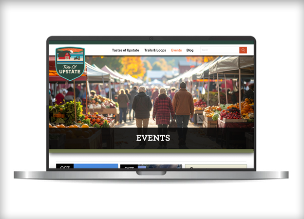 Image of 'Taste of Upstate' Events Page